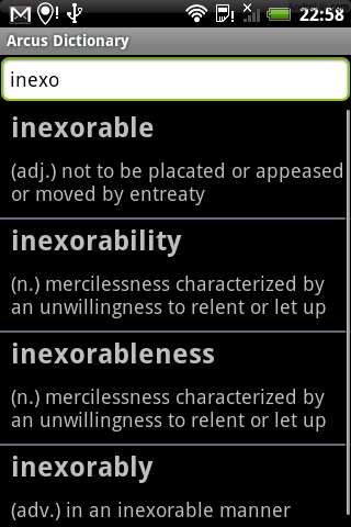 Arcus Dictionary for Android Arcus Dictionary for Android