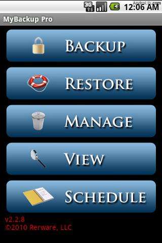 MyBackup pro Android MyBackup pro Android