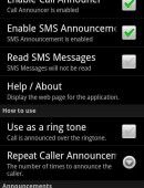 Call Announcer Android App