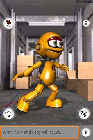 Talking Roby the Robot Android Talking Roby the Robot Android