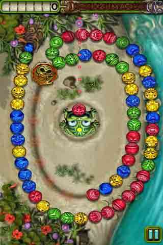Zuma's Revenge Android Download game. Classic match-three puzzler ...