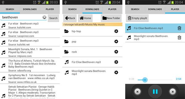 Top Free Android Apps to Download Music - mp3 downloader ...