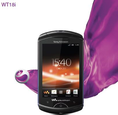 Leaked Sony Ericsson WT18i Walkman phone Leaked Sony Ericsson WT18i Walkman phone