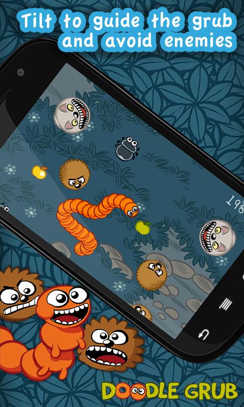 Download Doodle Grub Android game Screenshot of Doodle Grub Android game
