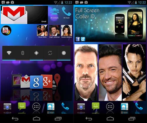 HD 3D Launcher for Android screenshot