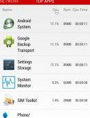Screenshot of System Monitor Andorid App