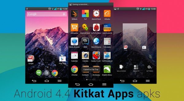 Download Android 4.4 Kitkat Launcher apk, camera Apk &amp; More Apps