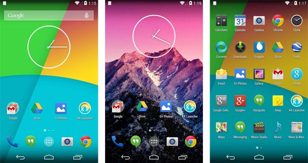Top 5 free Kikat Launcher for Android | GetANDROIDstuff