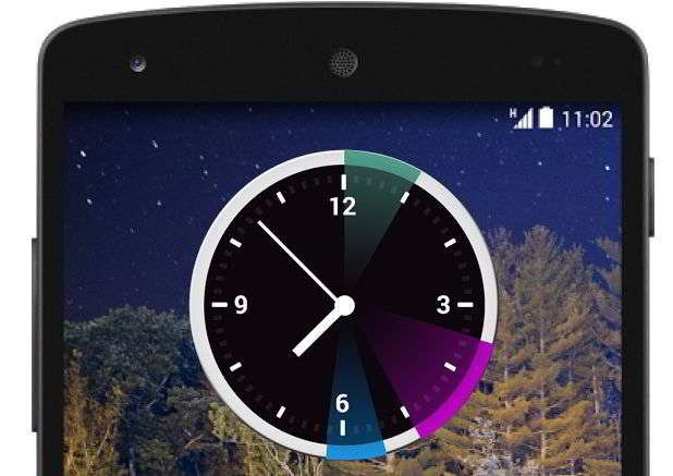 12Hours Clock : A new Cool Android Widget