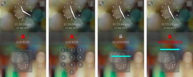 Fingerprint/Keypad Lock Screen for android
