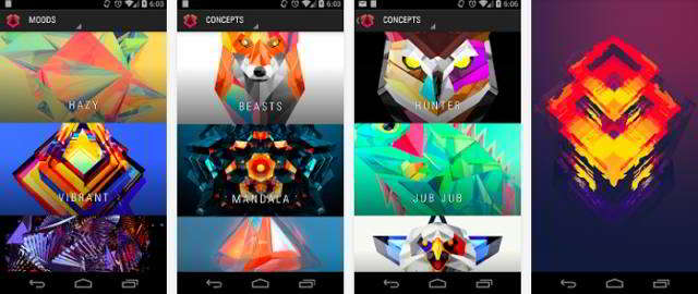 Facets android wallpaper app - Top 5 Free Android Apps April 2014