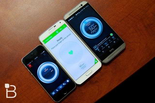 Get Galaxy S5 Heart Rate Monitor on any android phone