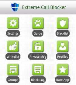 Extreme Call Blocker app for android
