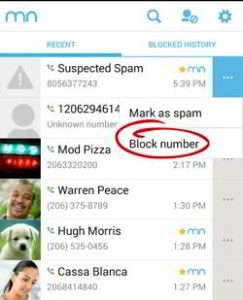 Mr. Number-Block calls & spam android app