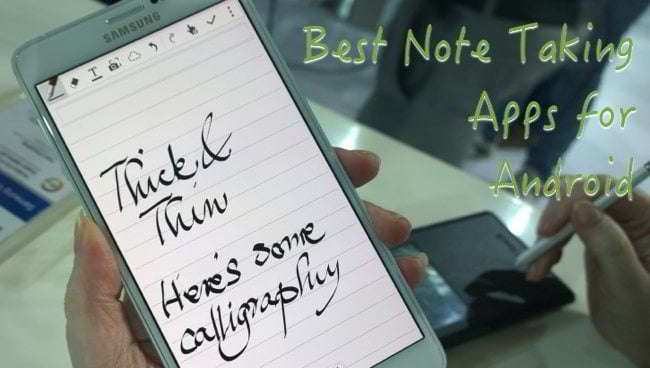 15 best Android Note taking app | GetANDROIDstuff
