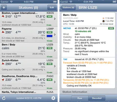 Best free weather apps for iPhone - Aero weather
