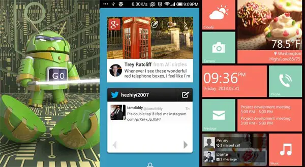 android lock screen app go locker