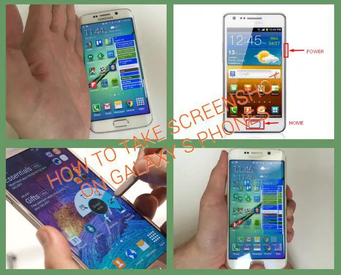 take Screenshot on Samsung Galaxy S Phones
