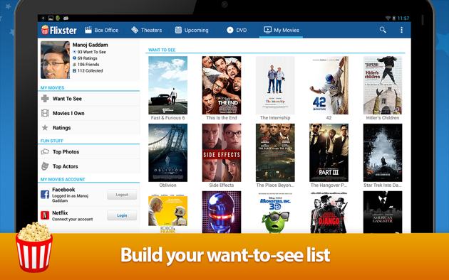 Movies by Flixster app for android