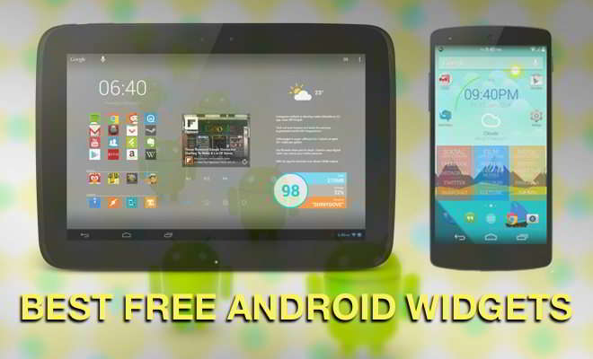 Best Free Widgets for Android Tablet & Phone