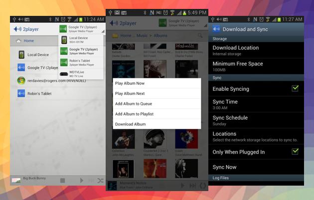 2player 2.0 UPnP/DLNA Player for android