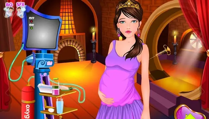 best android girls game -Princess Gives Birth a Baby