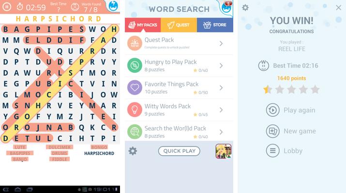 Word Search Puzzles for android