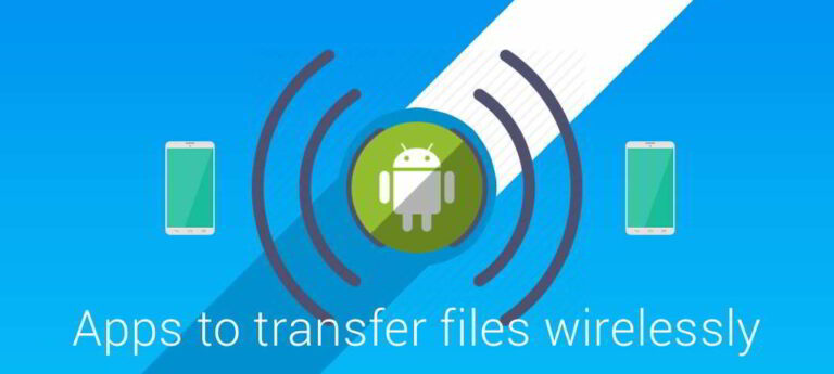 wirelessly share files between android devices