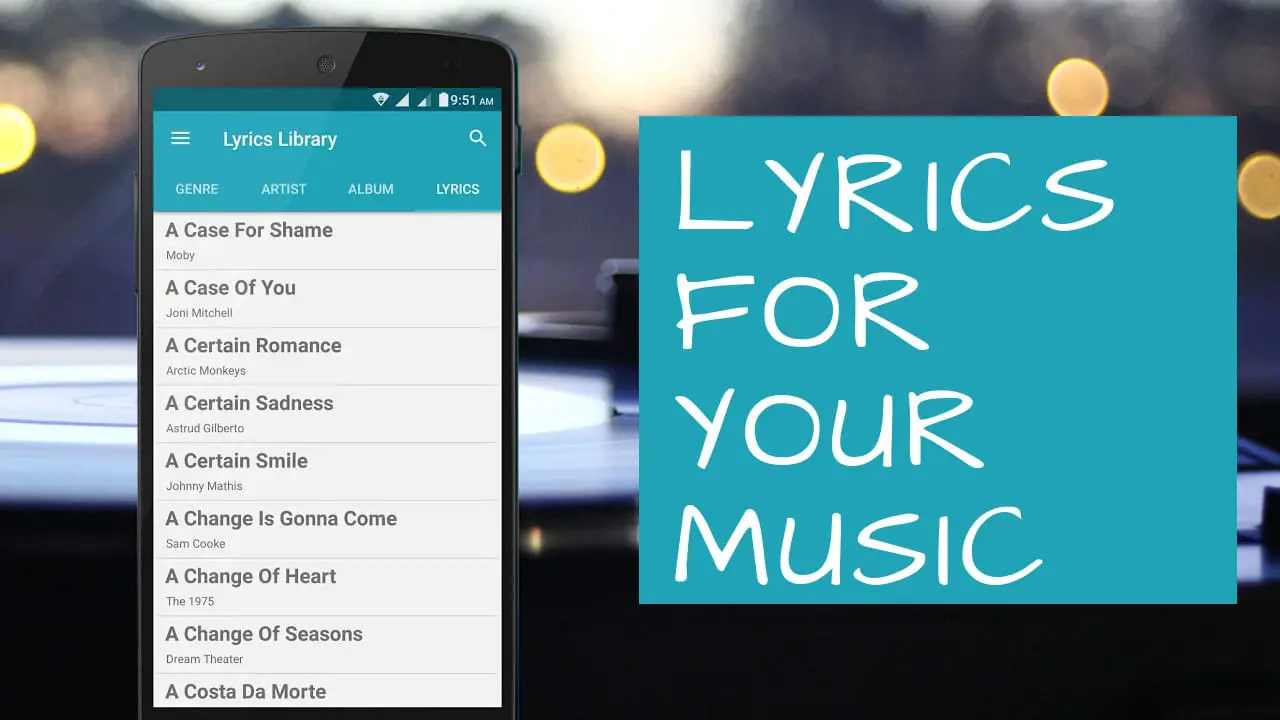 best lyrics apps for android