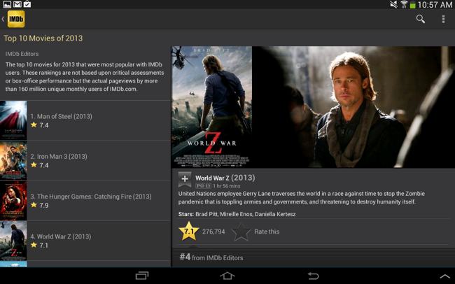 IMDb Movies & TV app for android