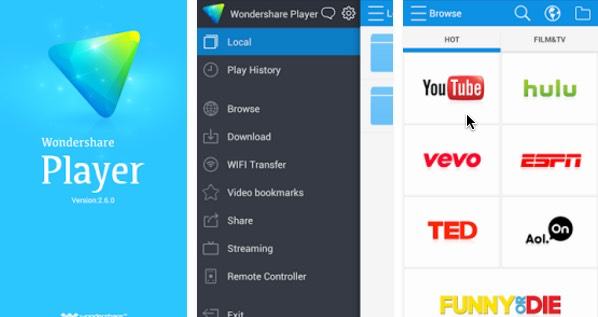 Wondershare Player android tv app