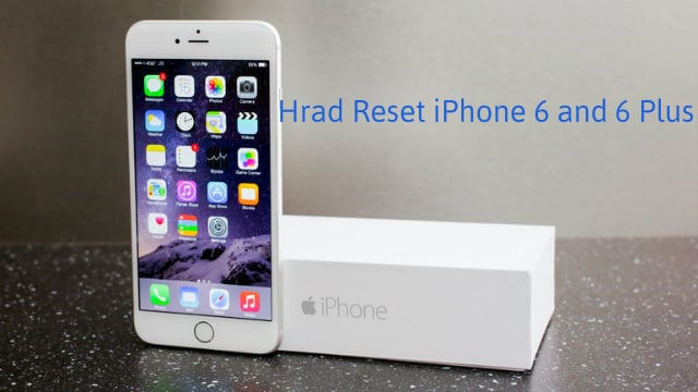 Hard reset iphone 6 plus