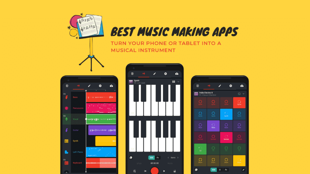 15 Best Music making apps for Android [FREE] | Get Android Stuff