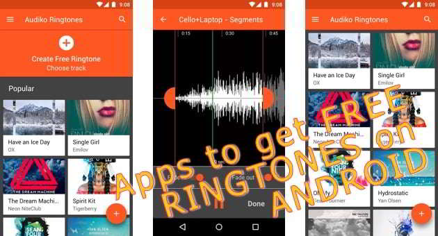 Audiko ringtones app