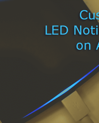 customize led notification on android