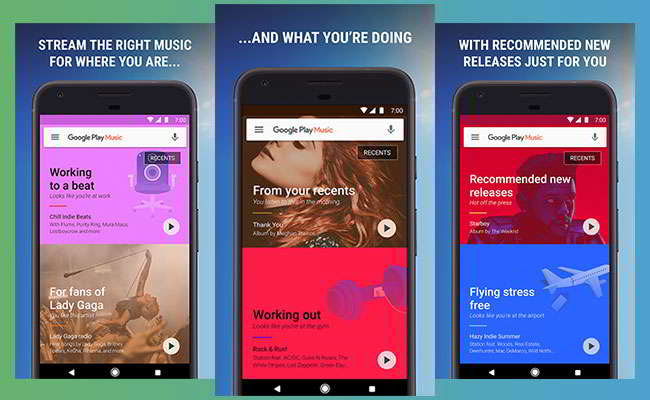 Google Play Music offline music app