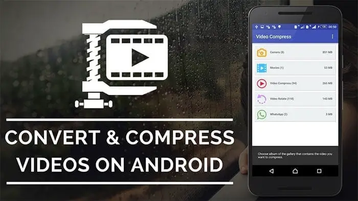 Convert & Compress videos on android