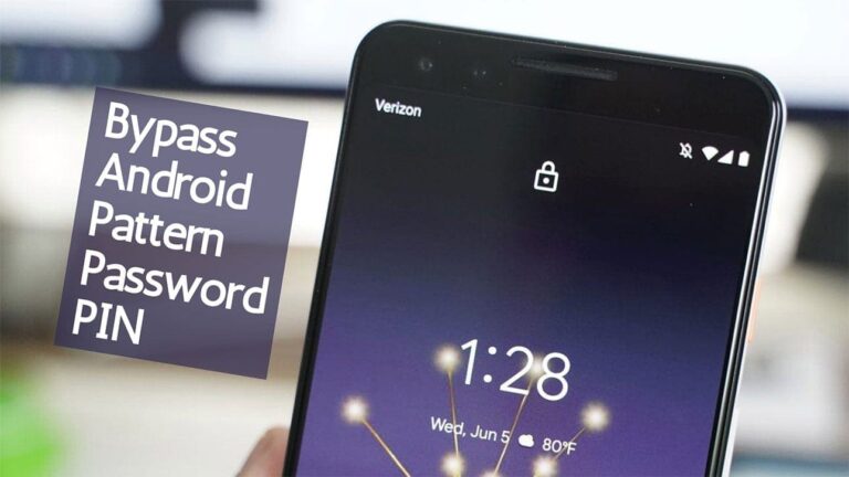 How to hack or bypass android password pattern or lockscreen