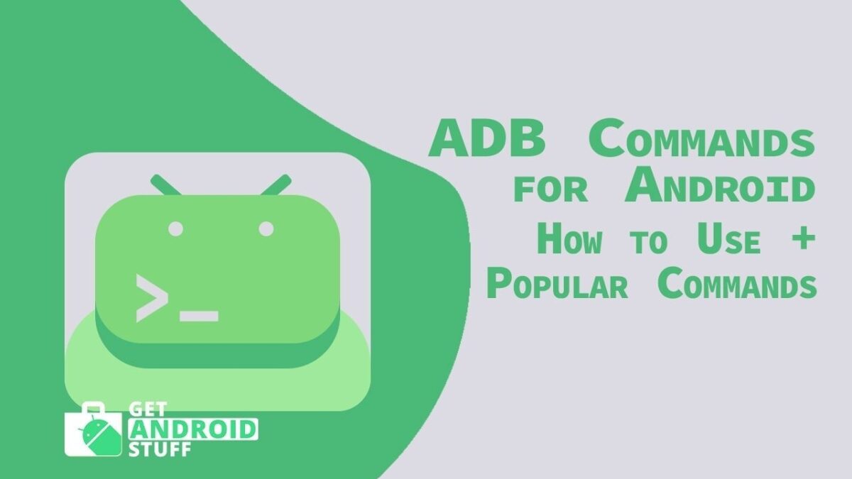 Adb commands for Android