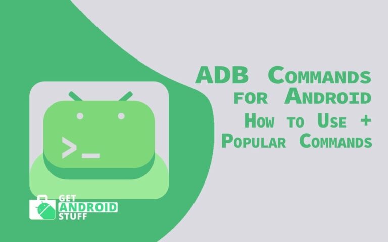 Adb commands for Android