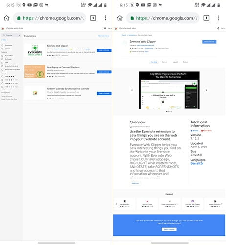 evernote chrome app