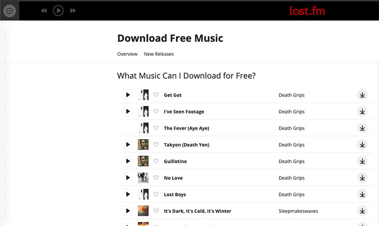 Last fm free tracks download