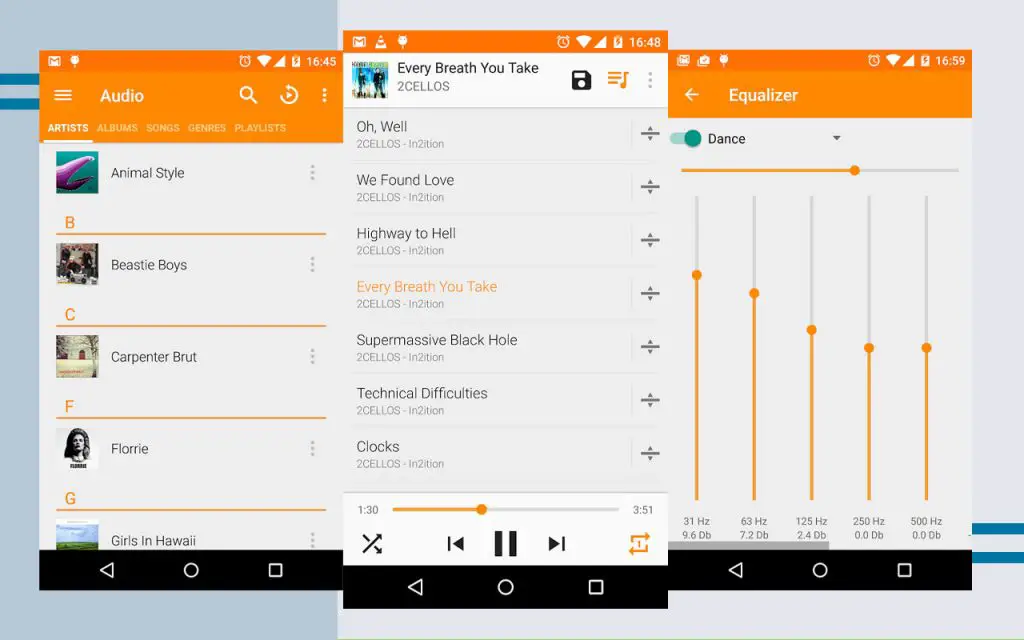 VLC to play flac files on android