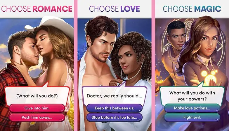 Choices romantic story game