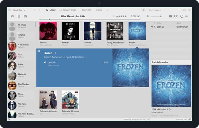 MusicBeesoftware like itunes