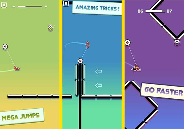 Stickman Hook ios game without internet