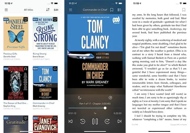 eBooks & audiobooks for iPad