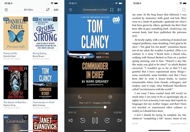 eBooks & audiobooks for iPad