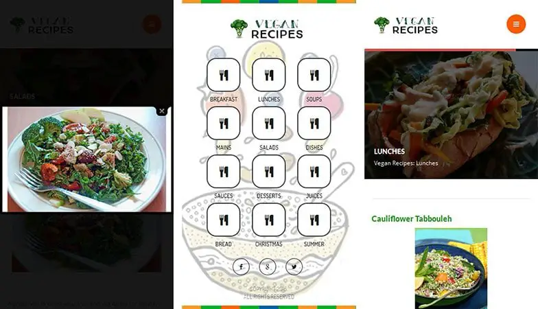 Best recipe app for vegan