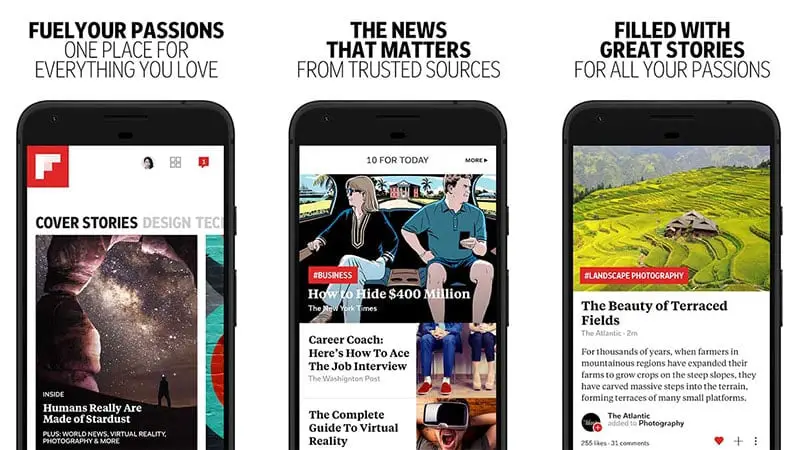 Flipboard - best magazine style news app